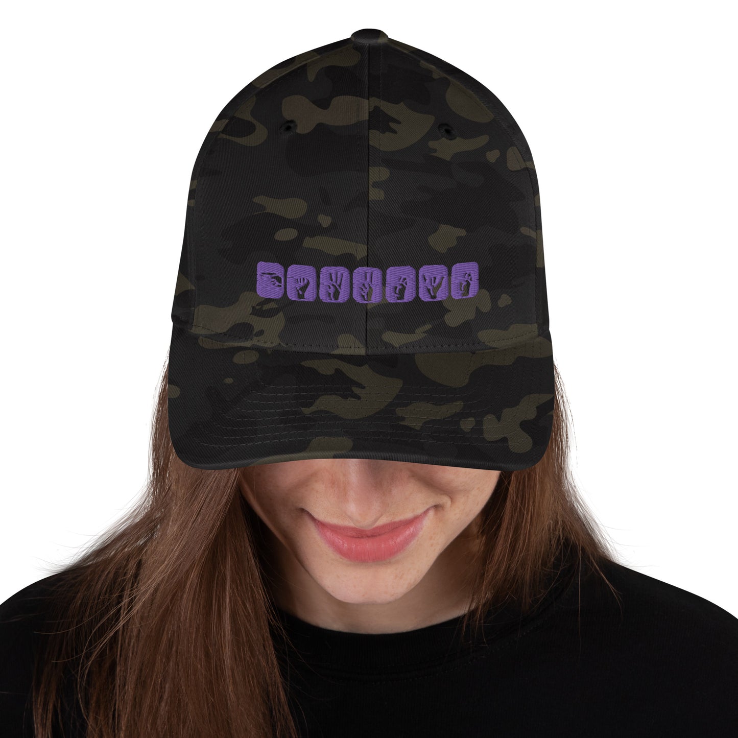 Clint Barton ASL Embroidered Structured Twill Hat