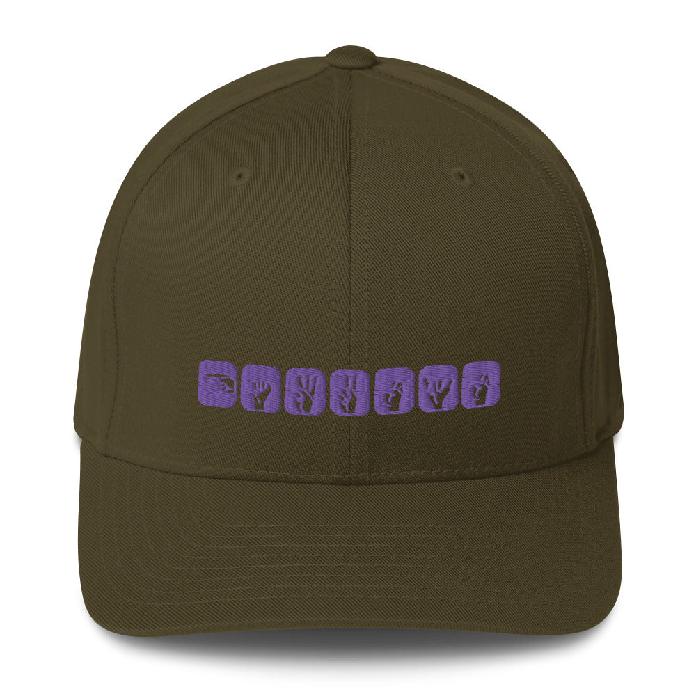 Clint Barton ASL Embroidered Structured Twill Hat