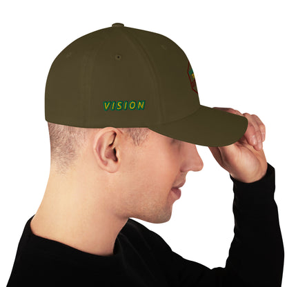 Vision Married to a Witch Hex Embroidered Structured Twill Hat