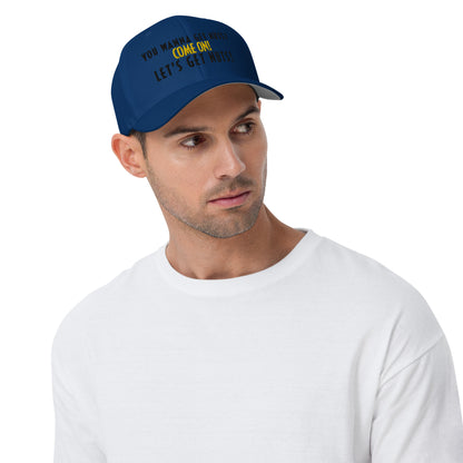 Bruce Wayne Quote Embroidered Structured Twill Hat