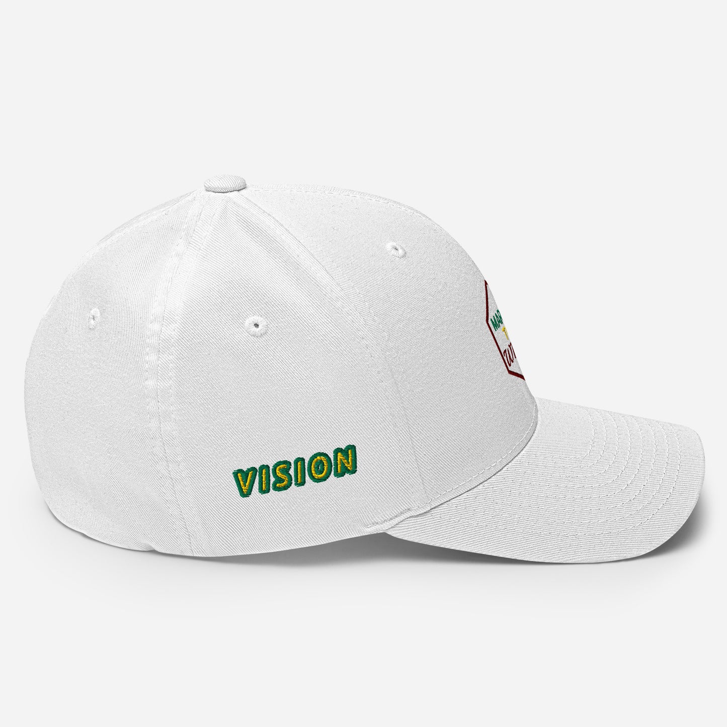 Vision Married to a Witch Hex Embroidered Structured Twill Hat