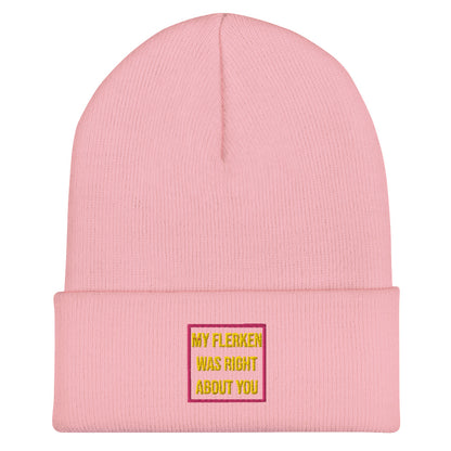 "My Flerken" Embroidered Cuffed Beanie