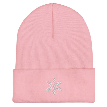 Ice Queen Embroidered Cuffed Beanie