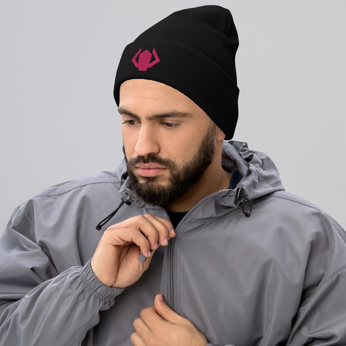 Galactus Embroidered  Cuffed Beanie