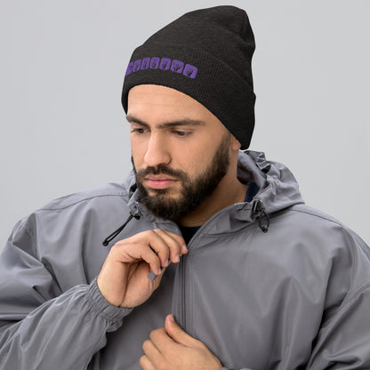 Clint Barton ASL (Hawkeye) Embroidered Cuffed Beanie