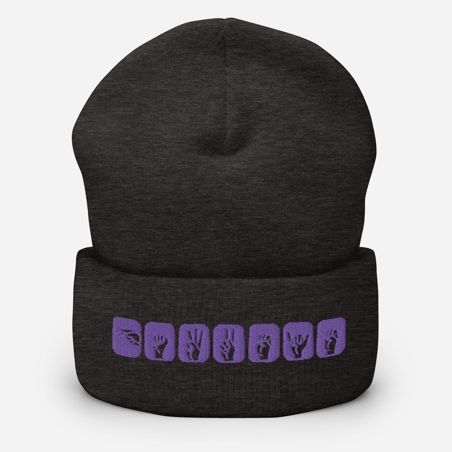 Clint Barton ASL (Hawkeye) Embroidered Cuffed Beanie