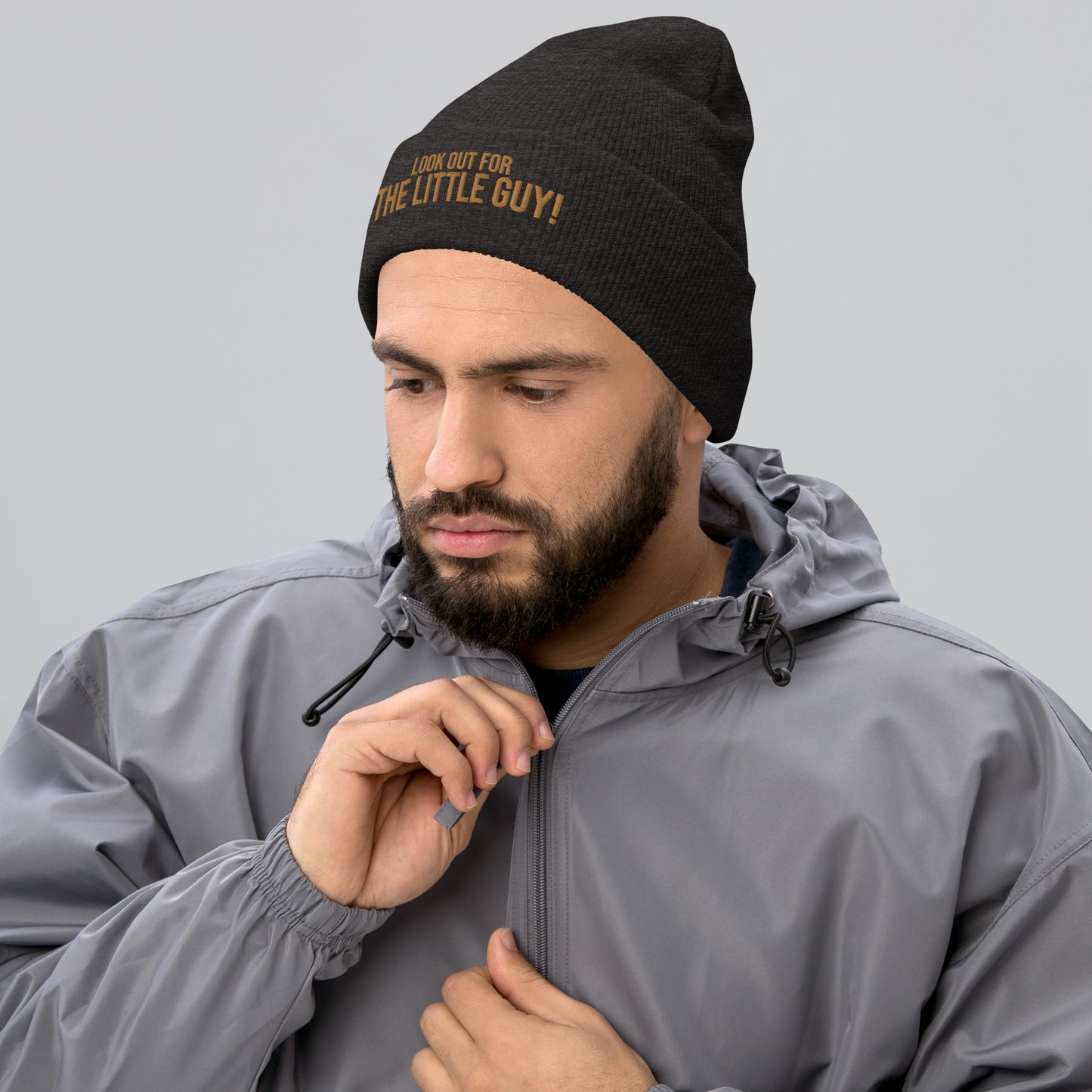 Scott Lang Book Embroidered Cuffed Beanie