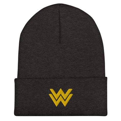 Diana Prince Eagle Embroidered Cuffed Beanie