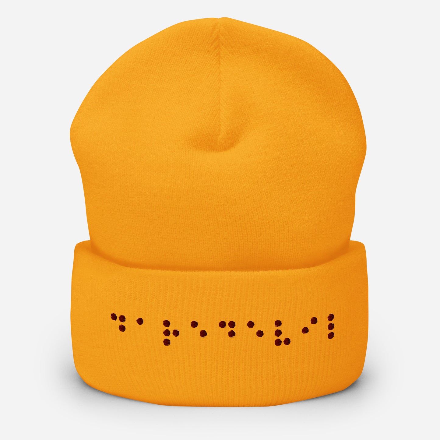 Matt Murdock Braille "Daredevil" Embroidered Cuffed Beanie