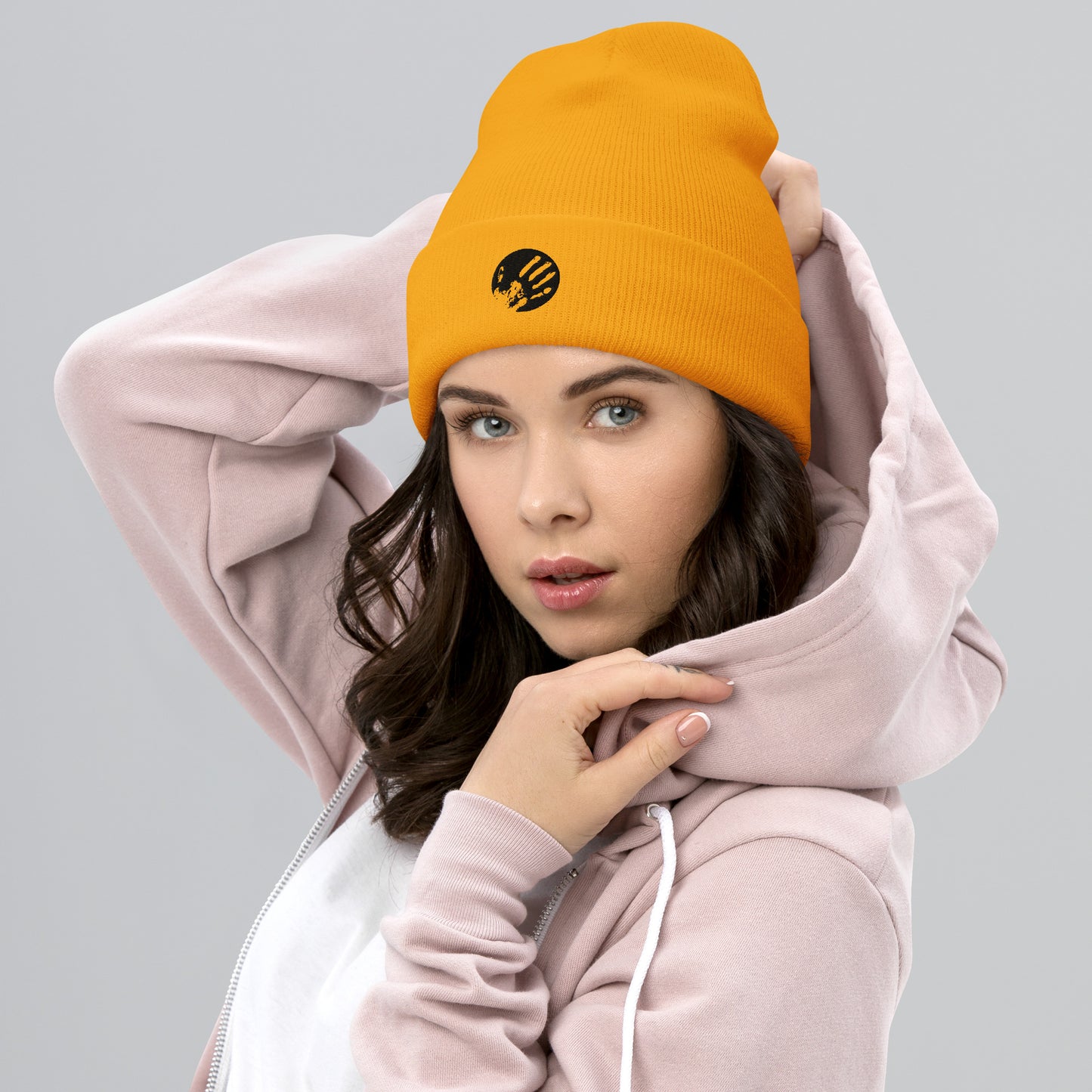 Echo Logo Embroidered Cuffed Beanie