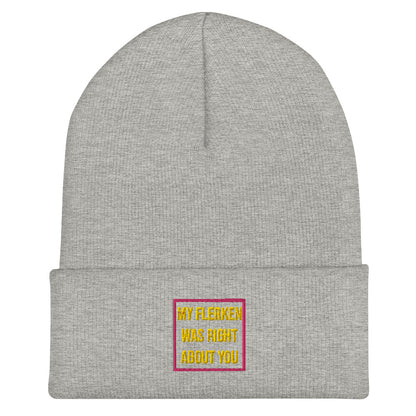 "My Flerken" Embroidered Cuffed Beanie