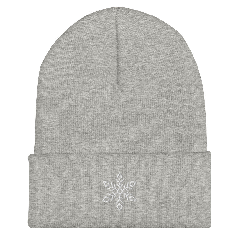 Ice Queen Embroidered Cuffed Beanie