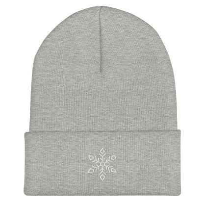 Ice Queen Embroidered Cuffed Beanie