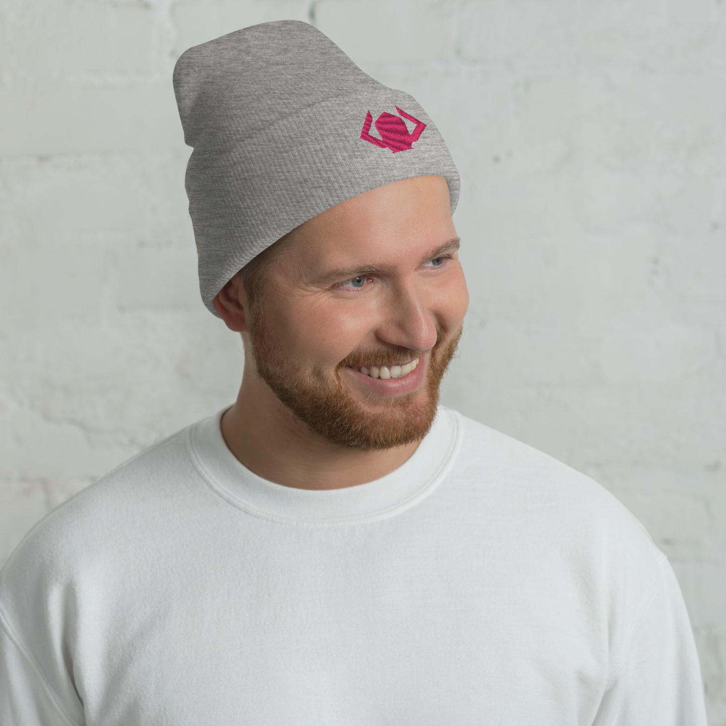 Galactus Embroidered  Cuffed Beanie