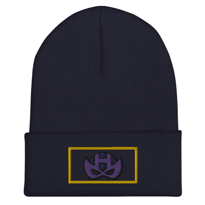 Clint Barton Mask Embroidered Cuffed Beanie