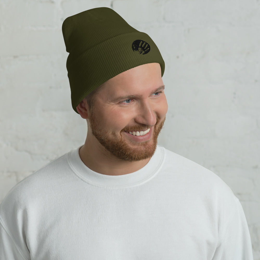 Echo Logo Embroidered Cuffed Beanie