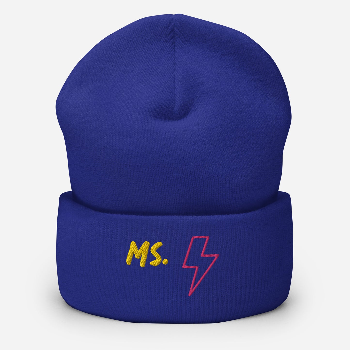 Ms. Kamala Khan Embroidered Cuffed Beanie