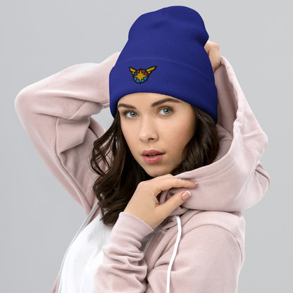 Captain Carol Danvers Embroidered Cuffed Beanie