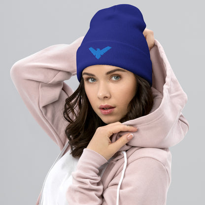 Dick Grayson Embroidered Cuffed Beanie