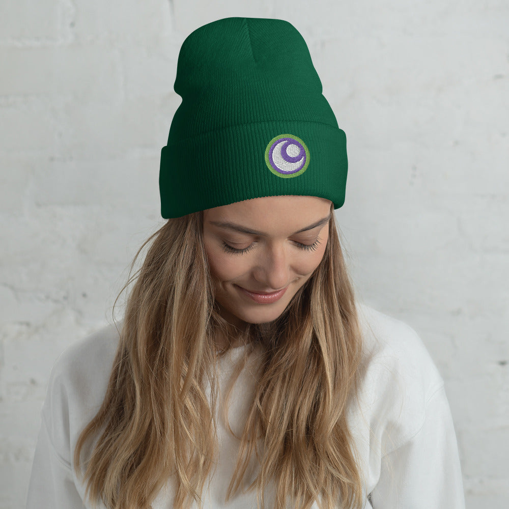 Starfire Embroidered Cuffed Beanie