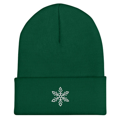 Ice Queen Embroidered Cuffed Beanie