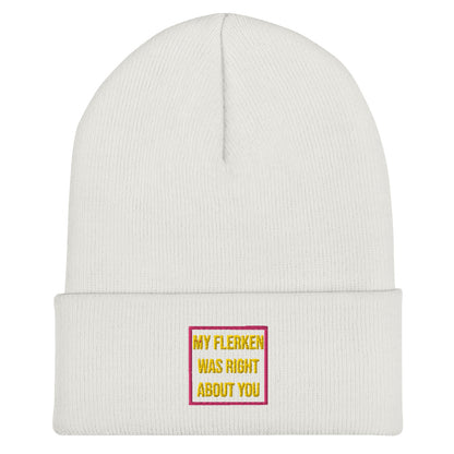 "My Flerken" Embroidered Cuffed Beanie