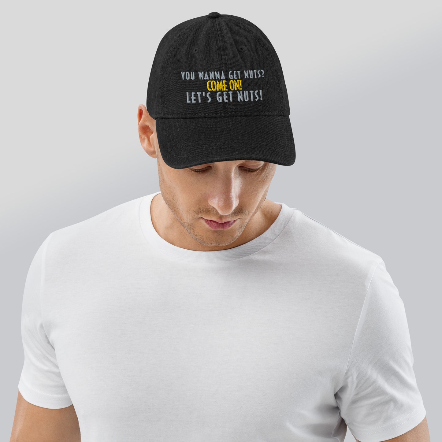 Bruce Wayne Quote Embroidered Denim Hat