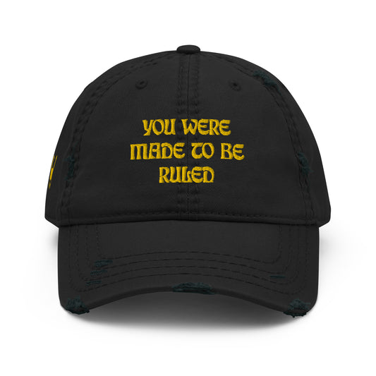 Loki Quote Embroidered Distressed Embroidered Hat