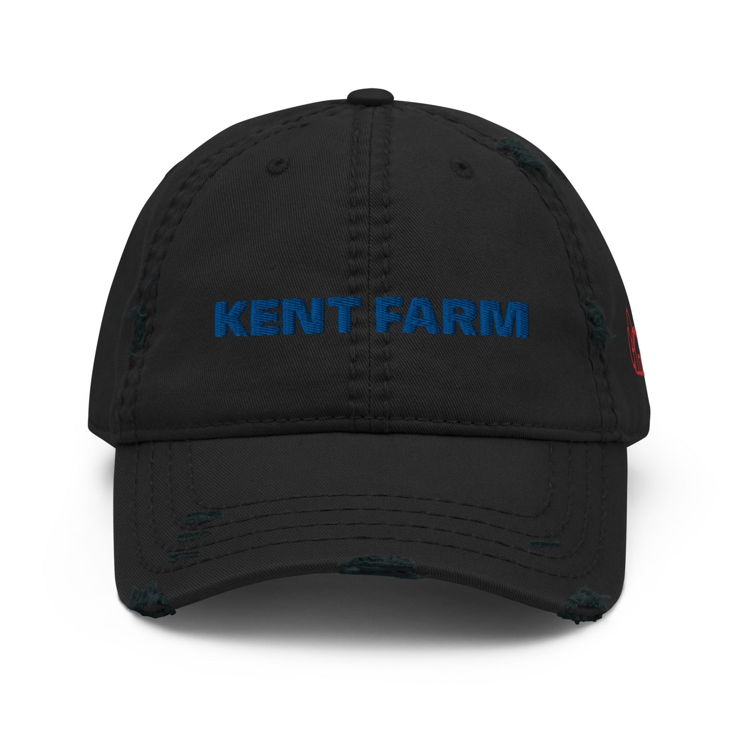 Kent Farm Embroidered Distressed Hat