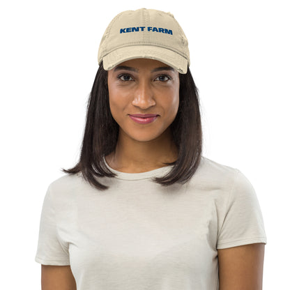 Kent Farm Embroidered Distressed Hat