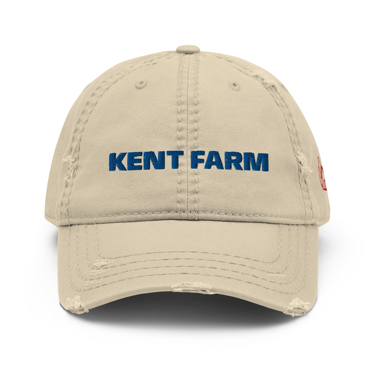 Kent Farm Embroidered Distressed Hat