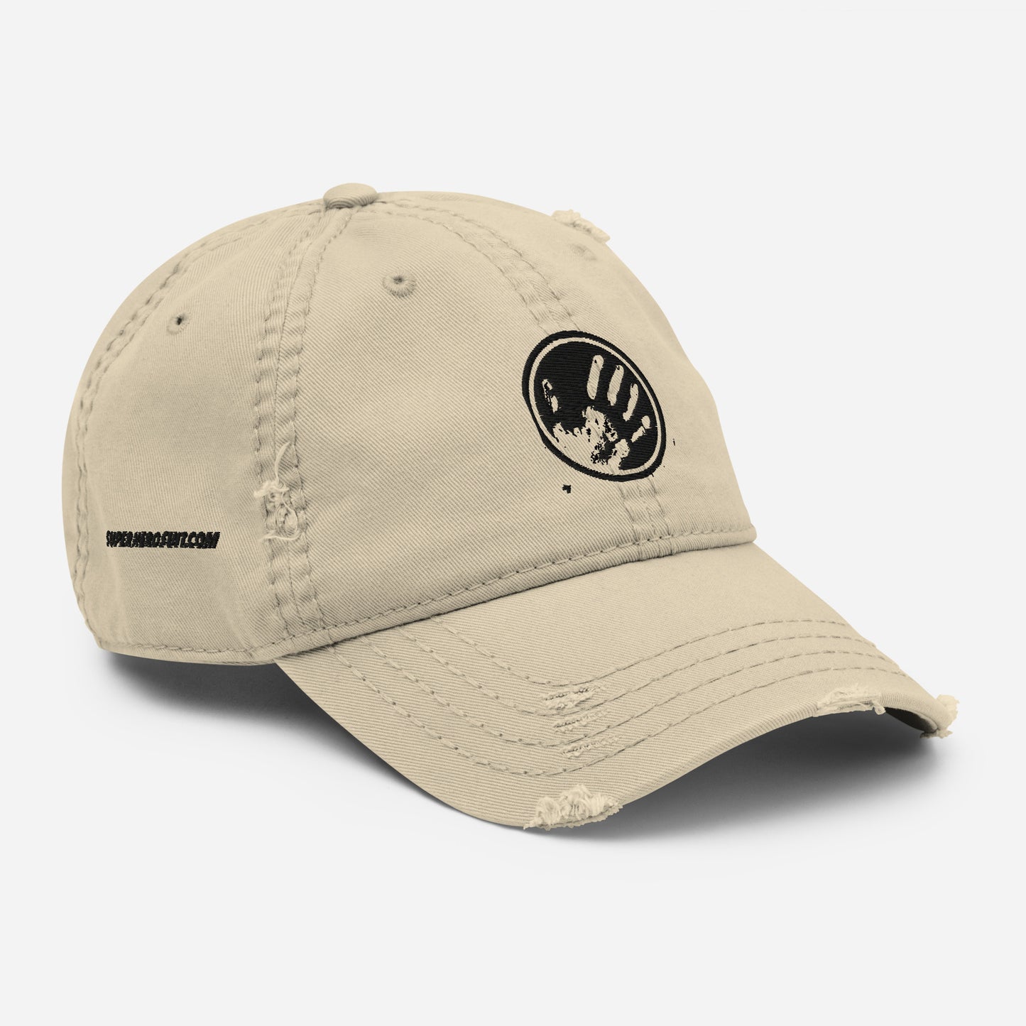 Echo Logo Embroidered Distressed Hat