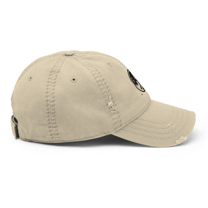 Echo Logo Embroidered Distressed Hat