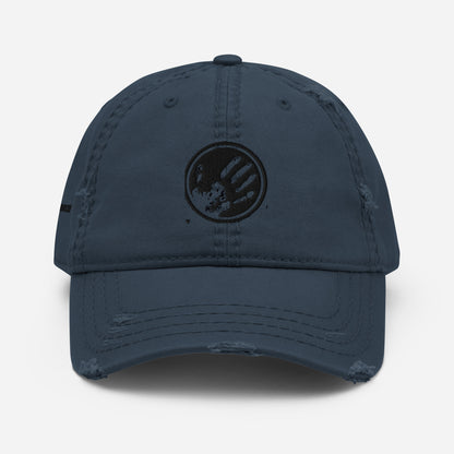 Echo Logo Embroidered Distressed Hat