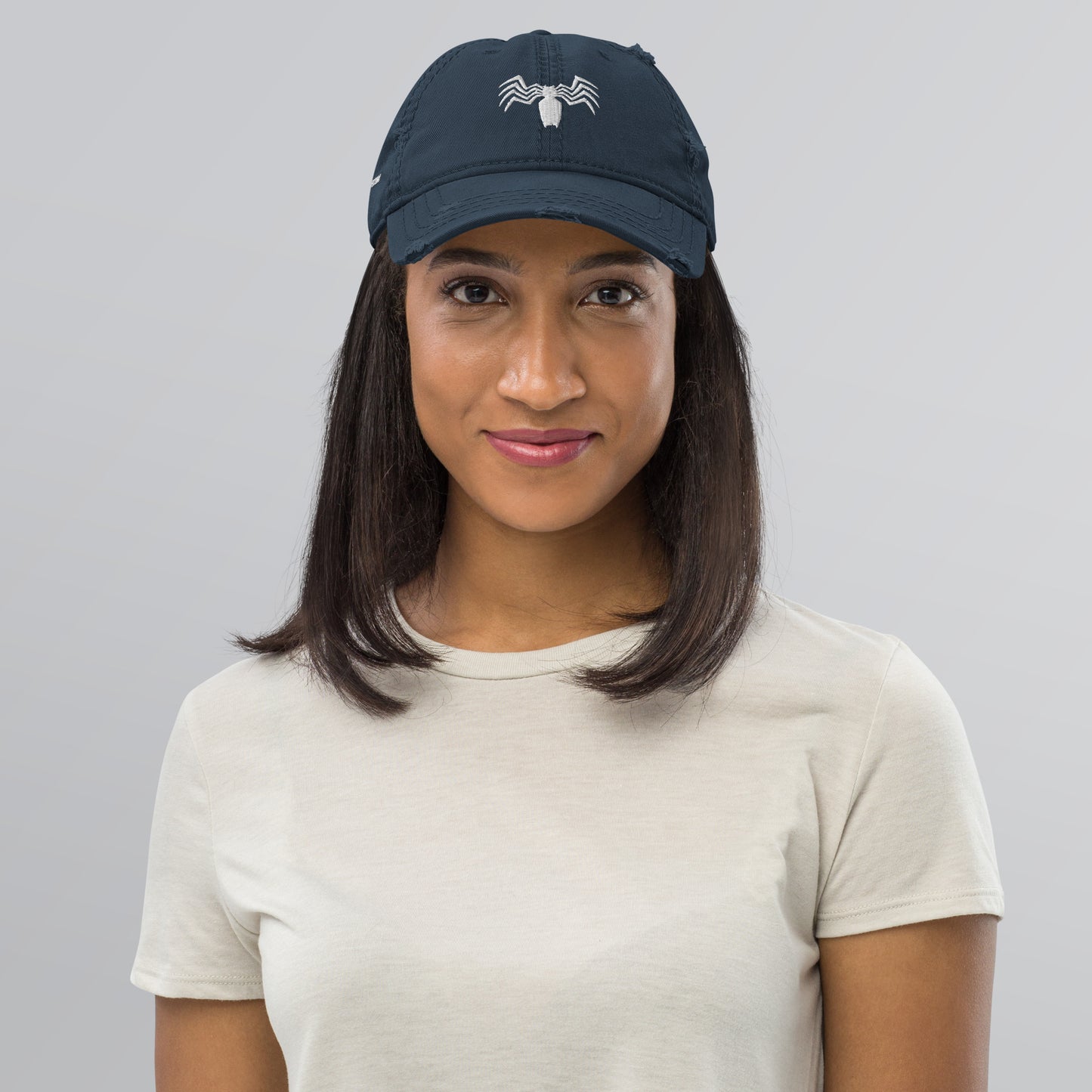 Venom Symbiote Embroidered Distressed Hat