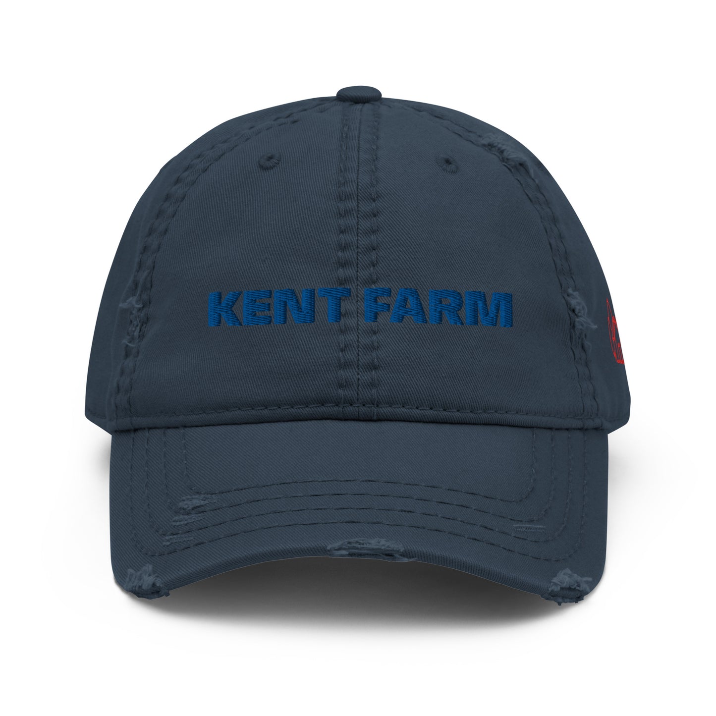 Kent Farm Embroidered Distressed Hat