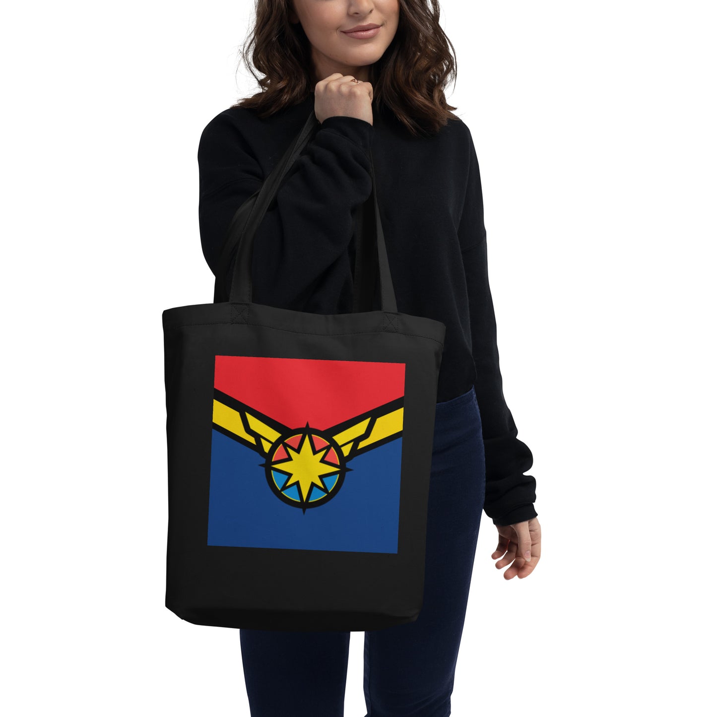 Captain Carol Danvers (Two) Organic Tote Bag