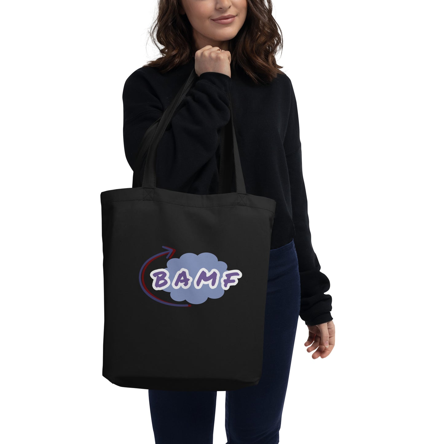 Nightcrawler "BAMF" Organic Tote Bag