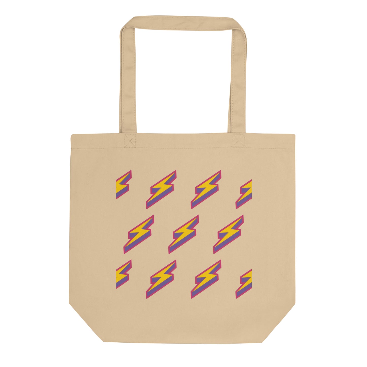 Intergalactic Lightning Bolts Organic Tote Bag