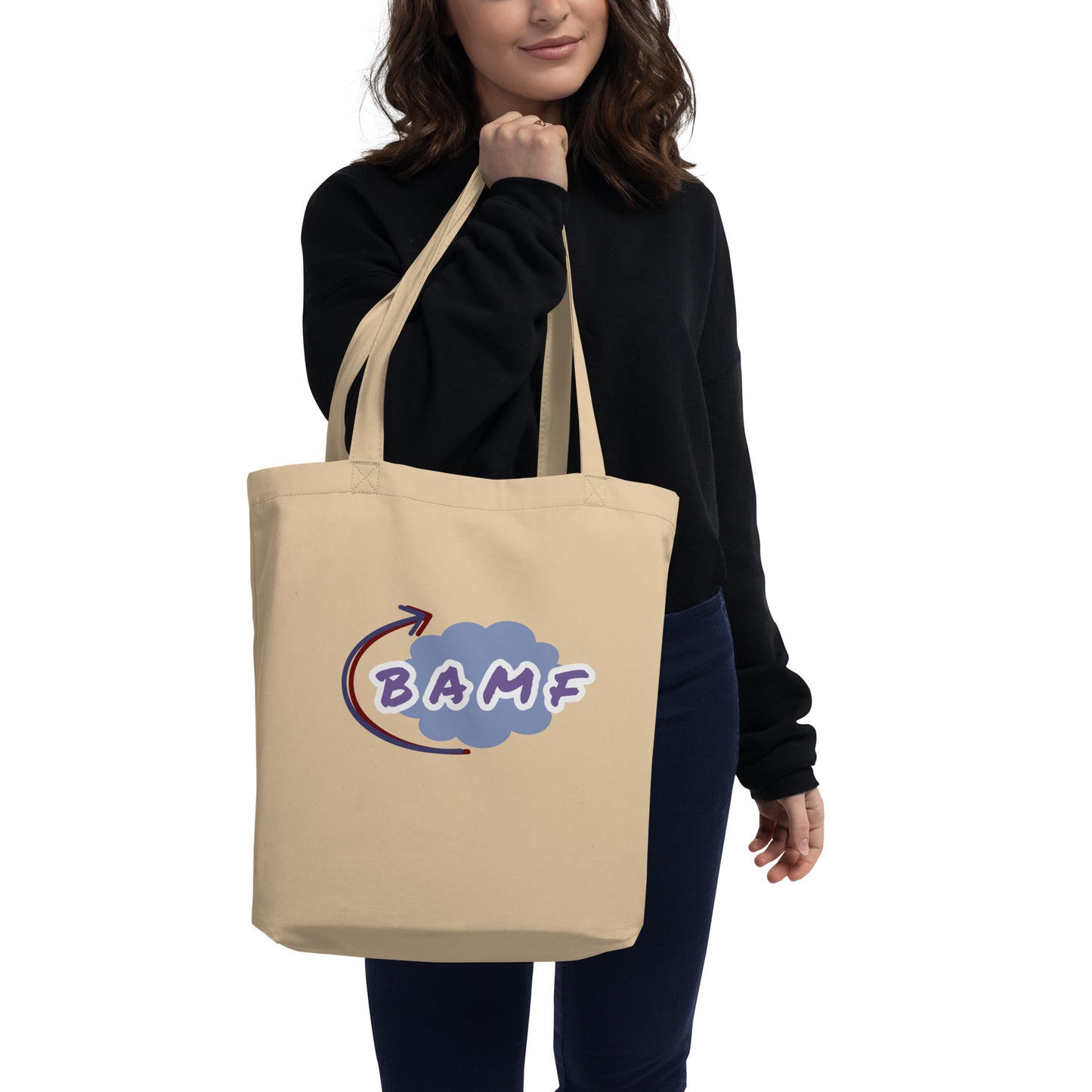 Nightcrawler "BAMF" Organic Tote Bag