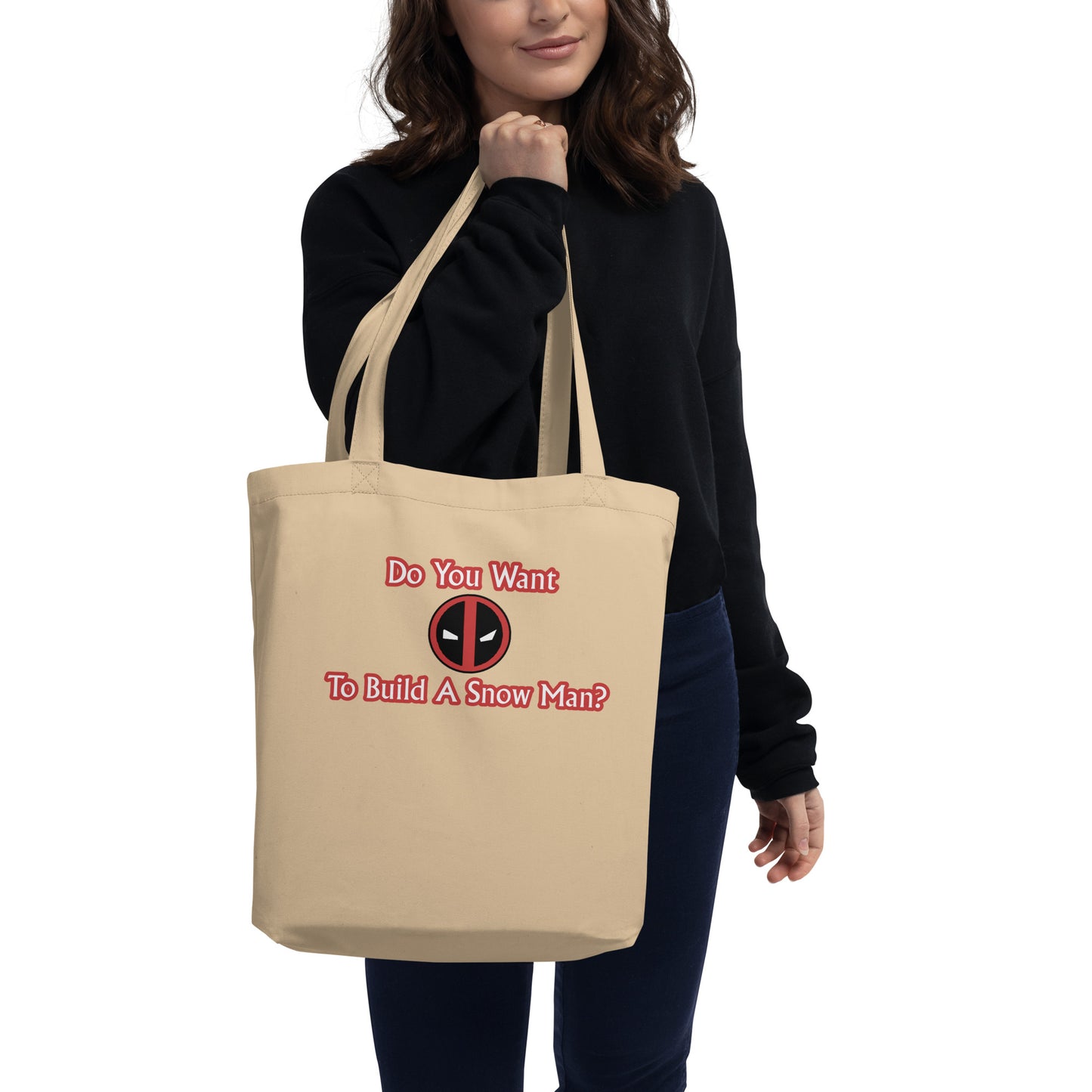 Deadpool Frozen Quote Organic Tote Bag