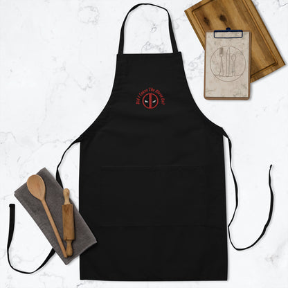 Deadpool Did I Leave The Stove On? Embroidered Apron