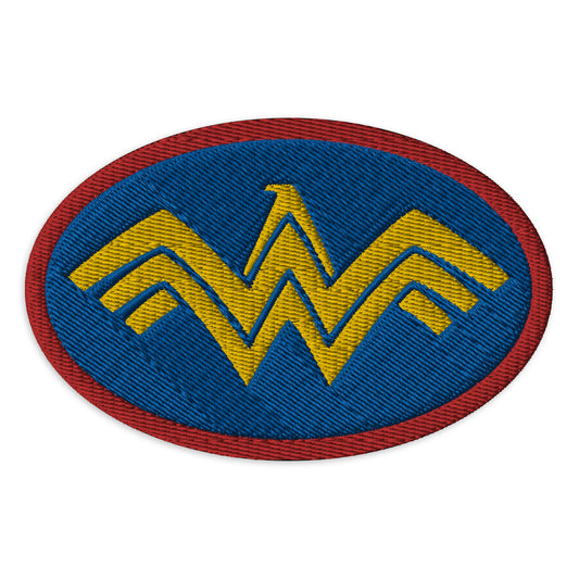 Diana Prince Eagle (Blue) Embroidered Iron-on/Sew-on Patch