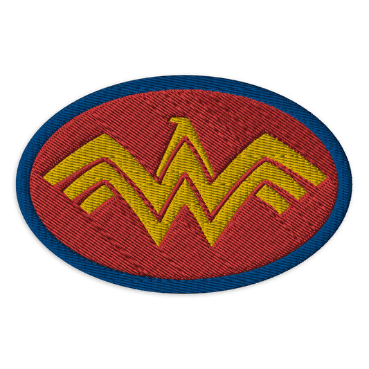 Diana Prince Eagle (Red) Embroidered Iron-on/Sew-on Patch