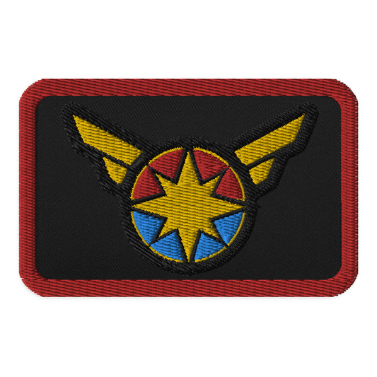 Captain Carol Danvers Embroidered Iron-on/Sew-on Patch