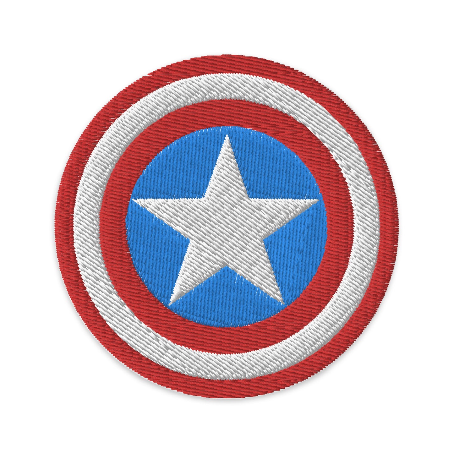 Captain America Shield Embroidered Iron-on/Sew-on Patch