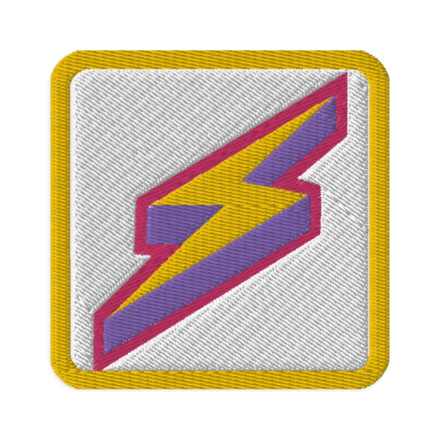 Intergalactic Lightning Bolt Embroidered Iron-on/Sew-On Patch