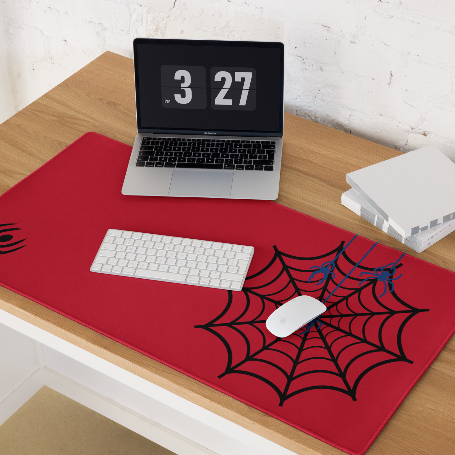 Spiders & Web + Classic Spider Logo Gaming Mouse Pad