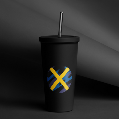 Xavier's School Insulated 20oz Tumbler with Straw