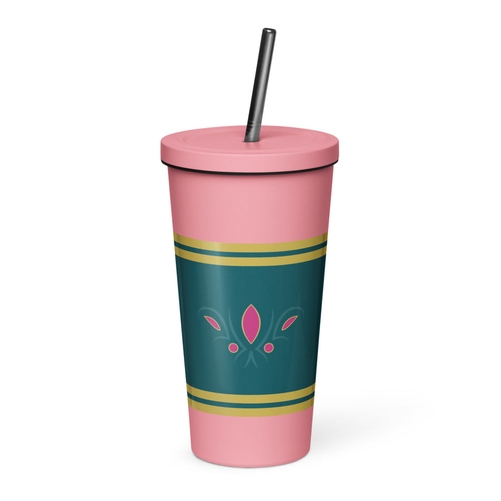 Ice Princess Insulated 20oz Tumbler with Straw